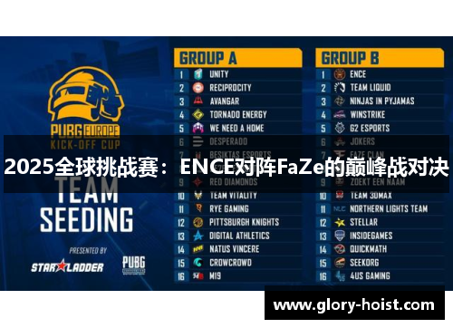 2025全球挑战赛：ENCE对阵FaZe的巅峰战对决
